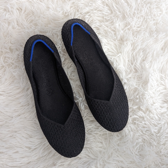 Rothy's Shoes - Women's Rothy's Black Textured Round Toe Size 10